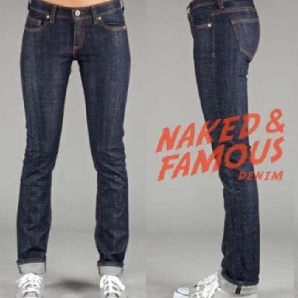 Naked & Famous Leggy Girl Low rise Jeans 26